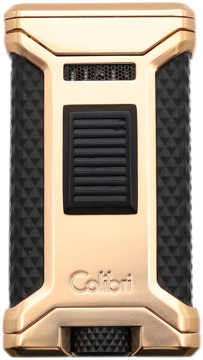 Lighters Colibri Cigar Lighter - Ascari Gold and Black