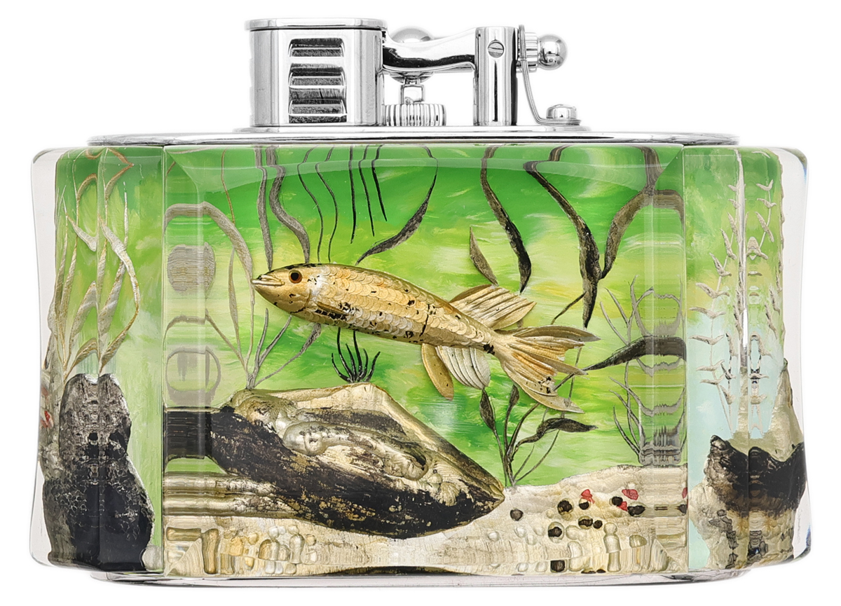 Lighters Dunhill Cigar Lighter - Aquarium Green Fish