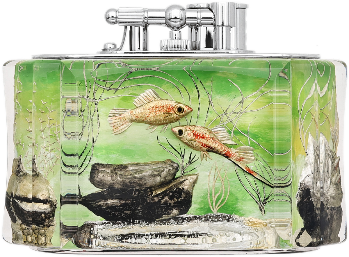 Lighters Dunhill Cigar Lighter - Aquarium Green Fish