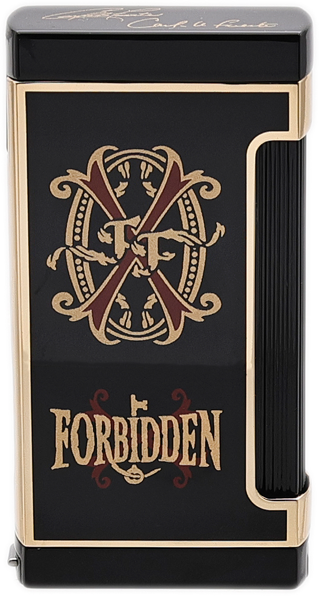 Lighters Prometheus Cigar Lighter - Ultimo X Limited Edition OpusX Rare Black (Gold and Black Lacquer)