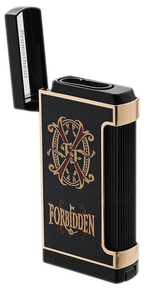 Lighters Prometheus Cigar Lighter - Ultimo X Limited Edition OpusX Rare Black (Gold and Black Lacquer)