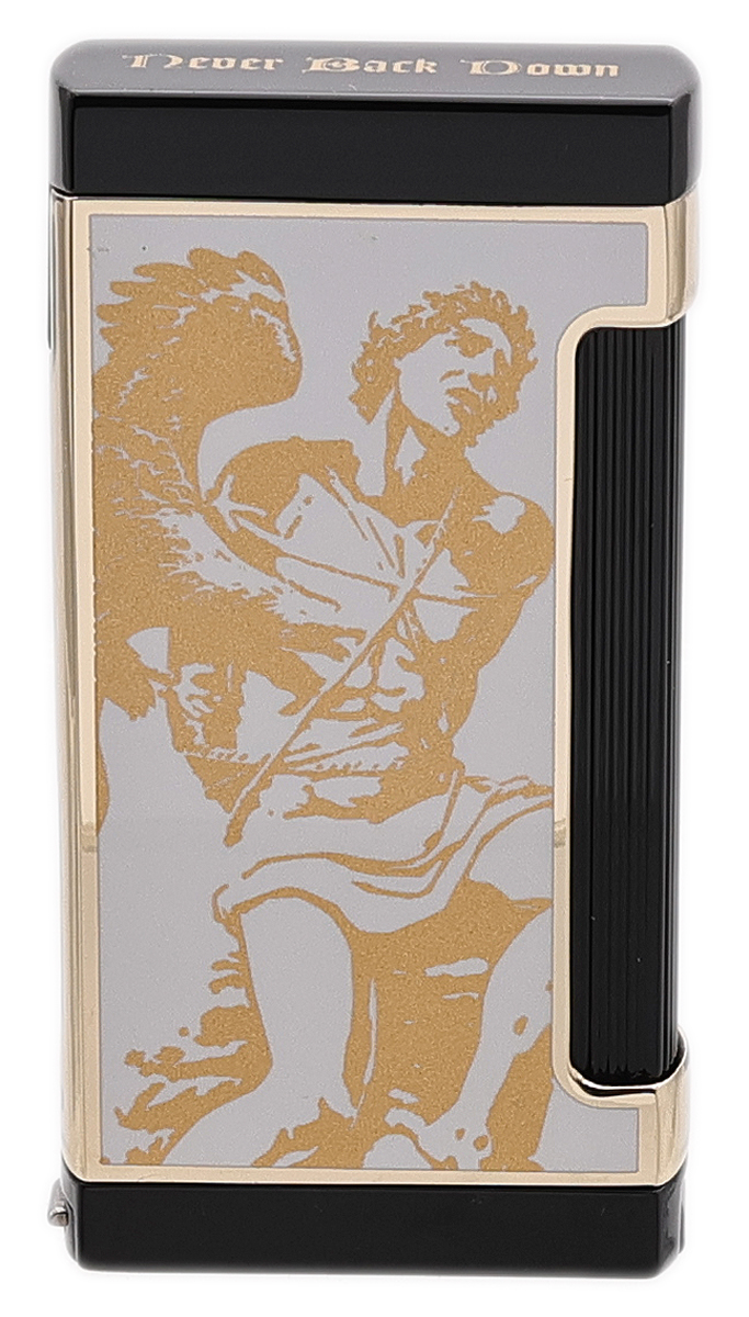 Lighters Prometheus Cigar Lighter - Ultimo X Limited Edition God of Fire(Gold and White Lacquer)