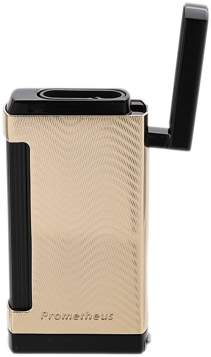 Lighters Prometheus Cigar Lighter - Ultimo X Limited Edition God of Fire(Gold and White Lacquer)