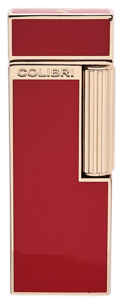 Lighters Colibri Cigar Lighter - Continental Red and Gold