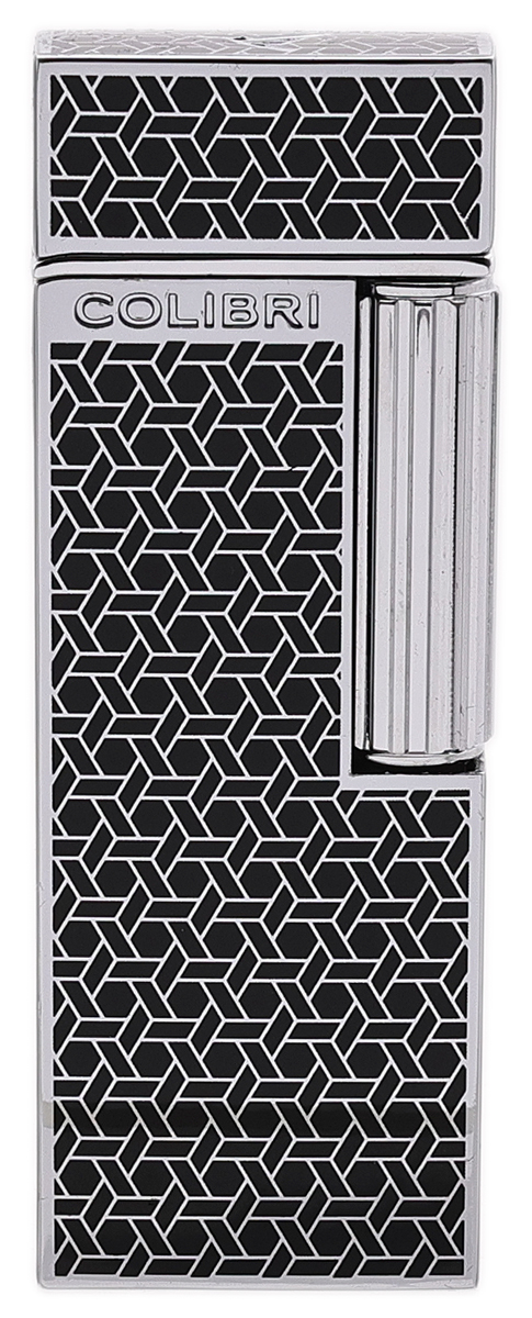 Lighters Colibri Cigar Lighter - Continental Chrome Patterned