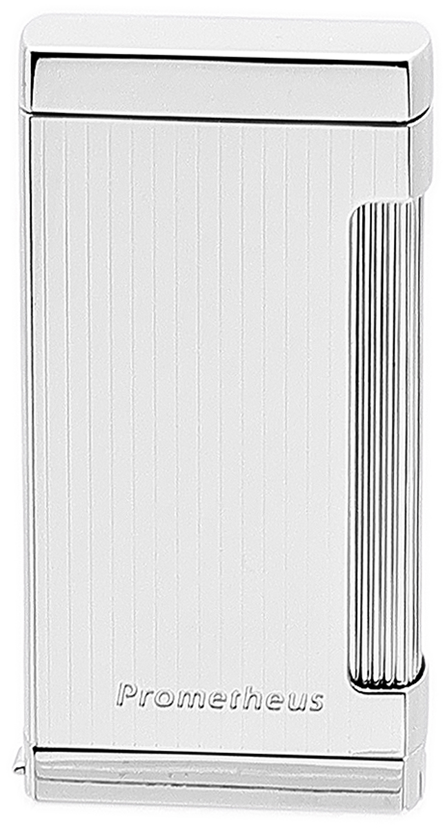 Lighters Prometheus Cigar Lighter - Ultimo X Vertical Lines Chrome