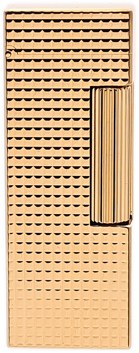 Lighters Dunhill Pipe Lighter - Rollagas Gold Plated Hobnail