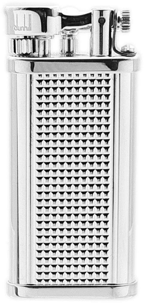 Lighters Dunhill Cigar Lighter - Unique Silver Plated Hobnail
