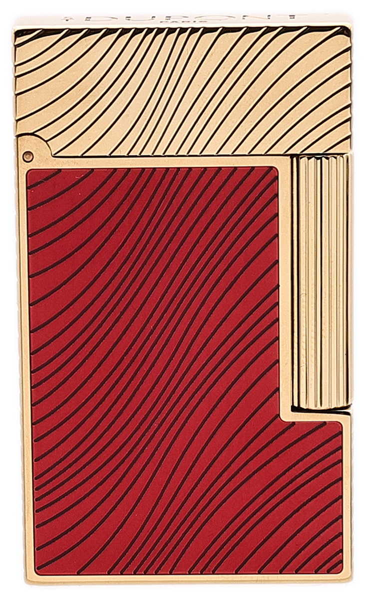 Lighters S.T. Dupont Lighter - Ligne 2 Guilloche Horse Mane Red/Gold - Year of the Horse
