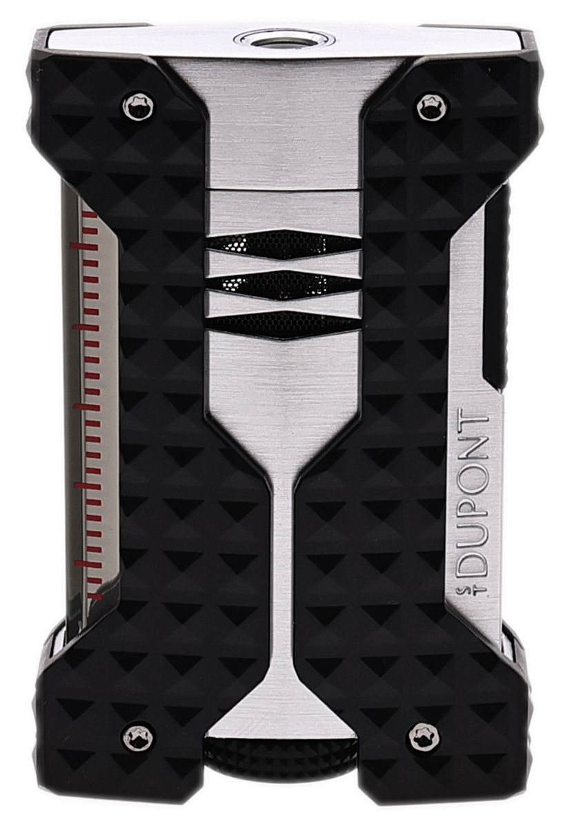 Lighters S.T. Dupont Lighter - Windproof Jet Silver