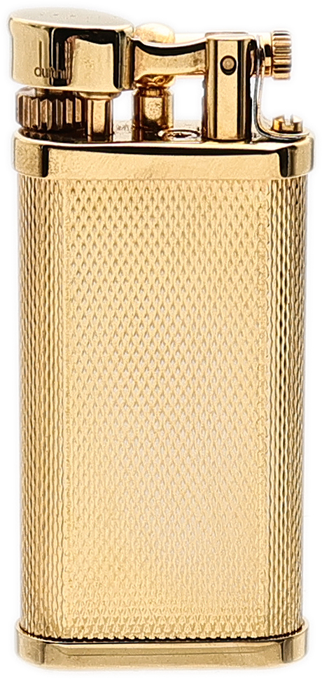 Lighters Dunhill Pipe Lighter - Unique Barley Gold Plate