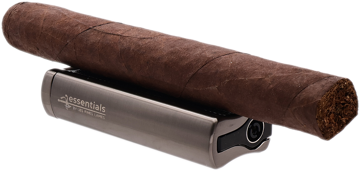 ライター Les Fine Lames Lighter - Essentials Nexus Double Torch - Gun Metal