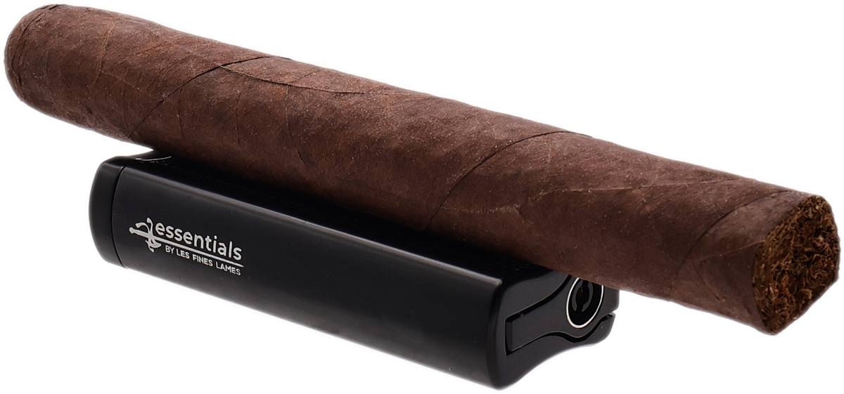 Lighters Les Fine Lames Lighter - Essentials Nexus Double Torch - Black