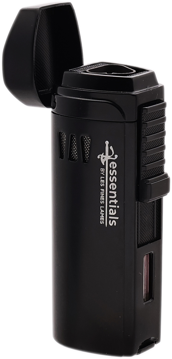 Lighters Les Fine Lames Lighter - Essentials Cerberus Triple Torch - Black