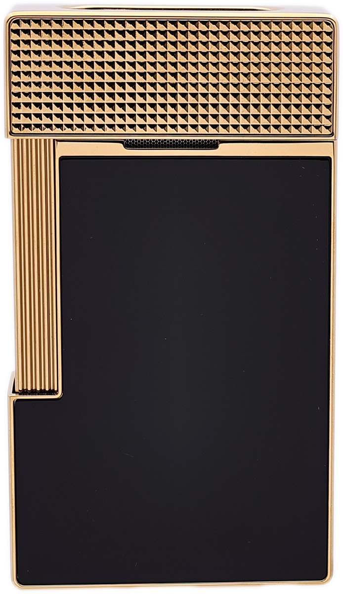 Lighters S.T. Dupont Table Lighter - Black/Gold