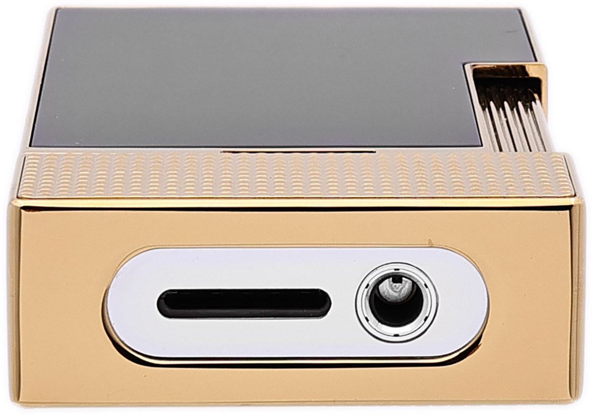 Lighters S.T. Dupont Table Lighter - Black/Gold