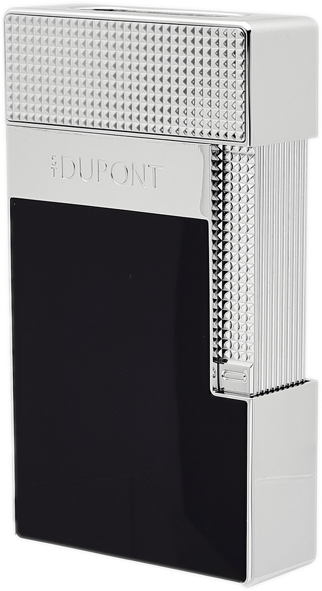 Lighters S.T. Dupont Table Lighter - Black/Chrome