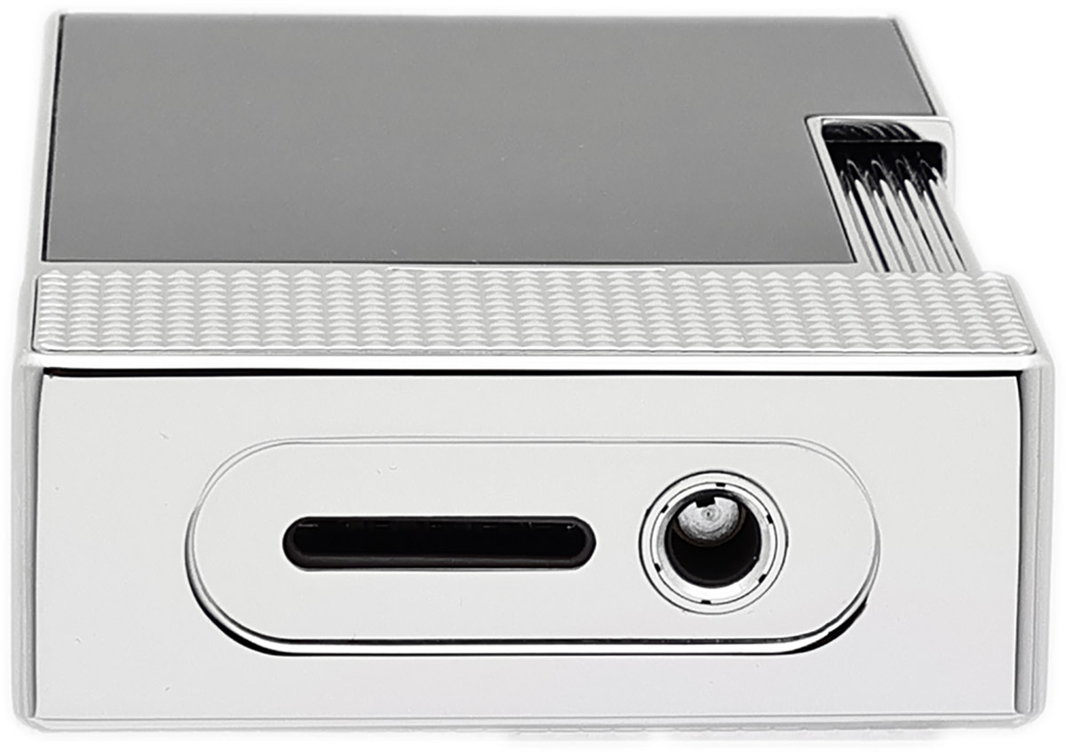 Lighters S.T. Dupont Table Lighter - Black/Chrome