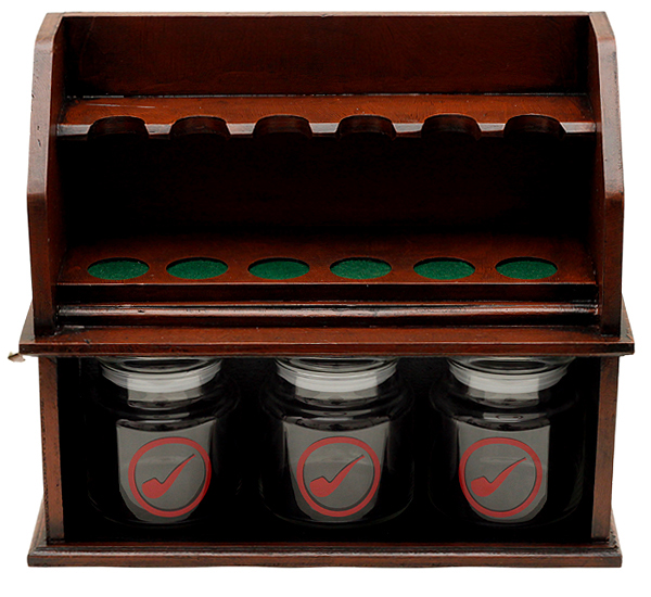 Pipe Accessories Two Cousins Tall 6 Pipe Stand With 3 Tobacco Jars Buy Pipe Accessories Pipe