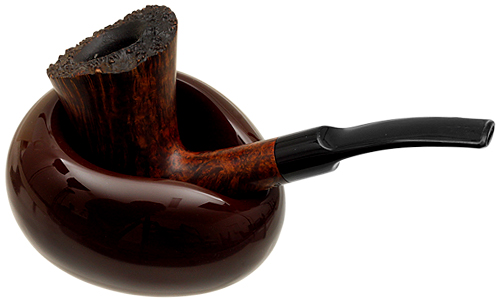Stands & Pouches Savinelli Goccia Ceramic Single Pipe Stand - Brown
