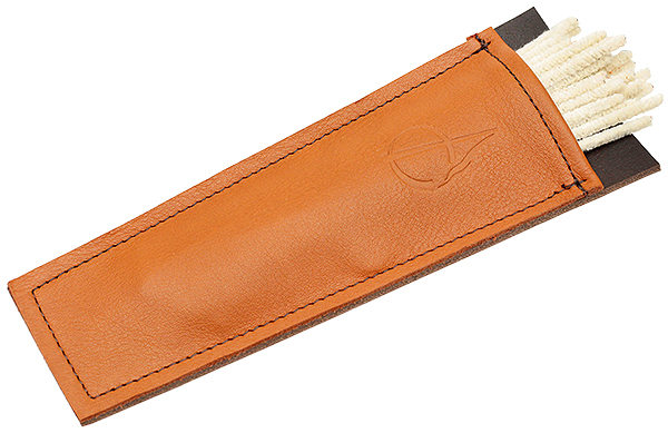 Stands & Pouches Claudio Albieri Leather Cleaners Holder - Chestnut