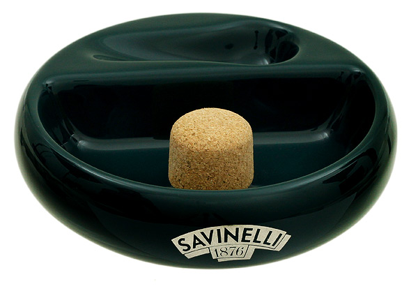 Ashtrays Savinelli Pipe Ashtray - Ceramic Green (1 Pipe)