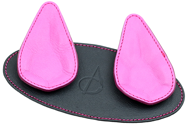 Pipe Accessories Claudio Albieri 2 Pipe Leather Magnetic Stand Black/Pink