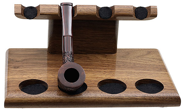 Stands & Pouches Neal Yarm 4 Pipe Stand - Tilt Head Walnut