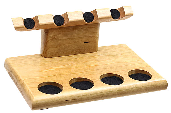 Stands & Pouches Neal Yarm 4 Pipe Stand - Tilt Head Cherry