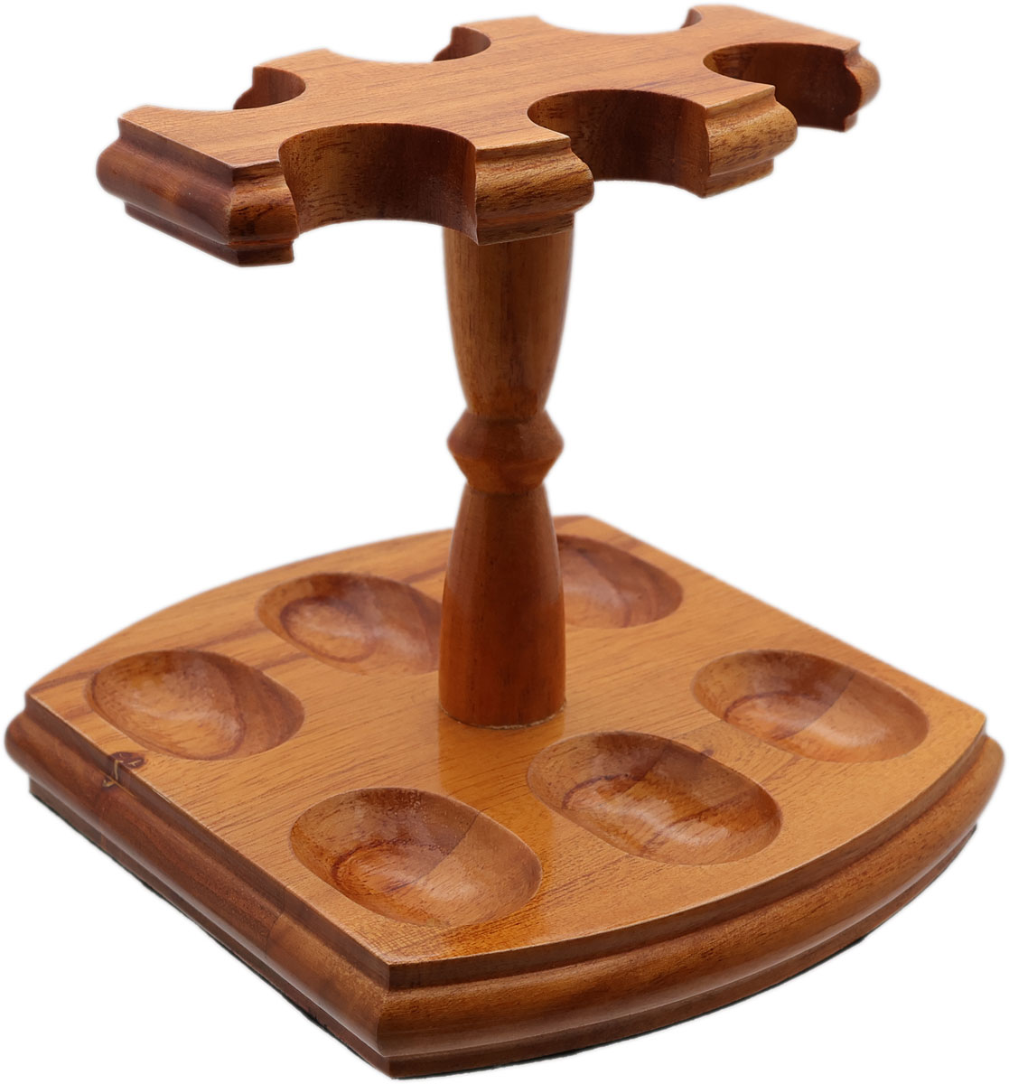 Stands & Pouches Woodmere 6 Pipe Stand - Teak
