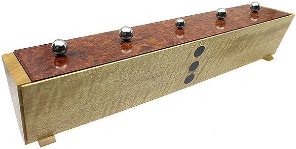 Pipe Accessories Scott Tinker Movingui and Amboyna Burl 5 Pipe Stand