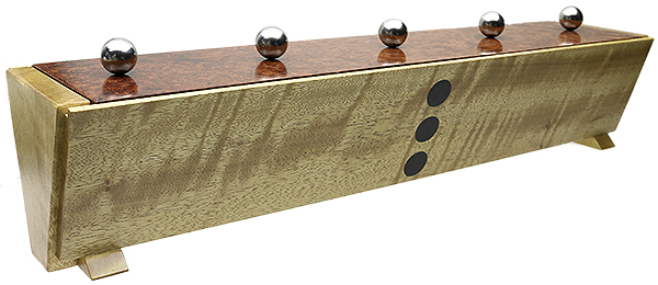 Pipe Accessories Scott Tinker Movingui and Amboyna Burl 5 Pipe Stand