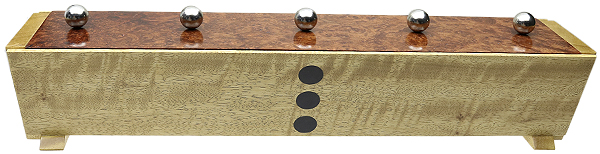 Pipe Accessories Scott Tinker Movingui and Amboyna Burl 5 Pipe Stand