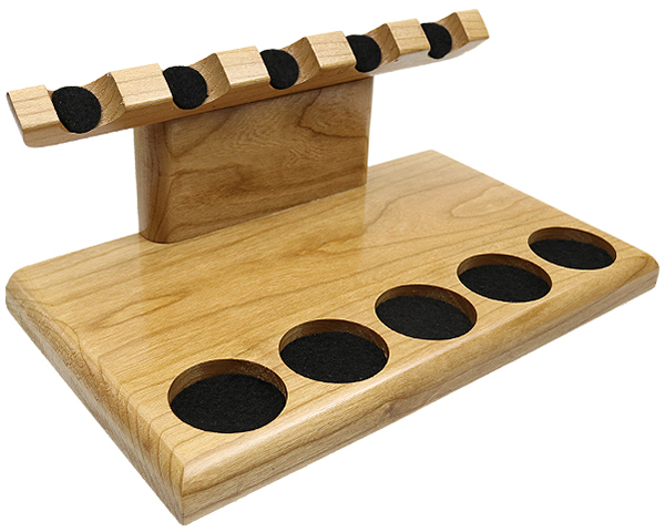 Stands & Pouches Neal Yarm 5 Pipe Stand - Tilt Head  Cherry