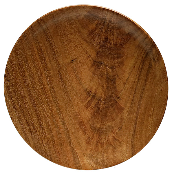 Scott Tinker 5 Inch Crotch Cherry Tobacco Plate
