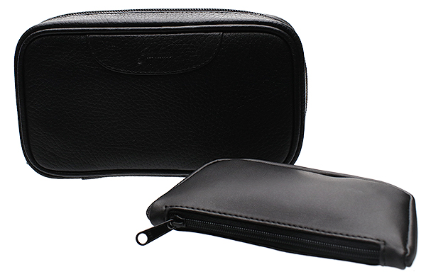 Pipe Accessories Brigham 2 Pipe Bag with Tobacco Pouch Black