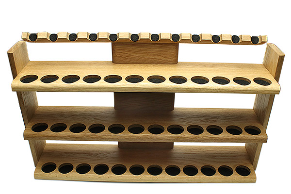 Stands & Pouches Neal Yarm 36 Pipe Stand - Three Tier Oak