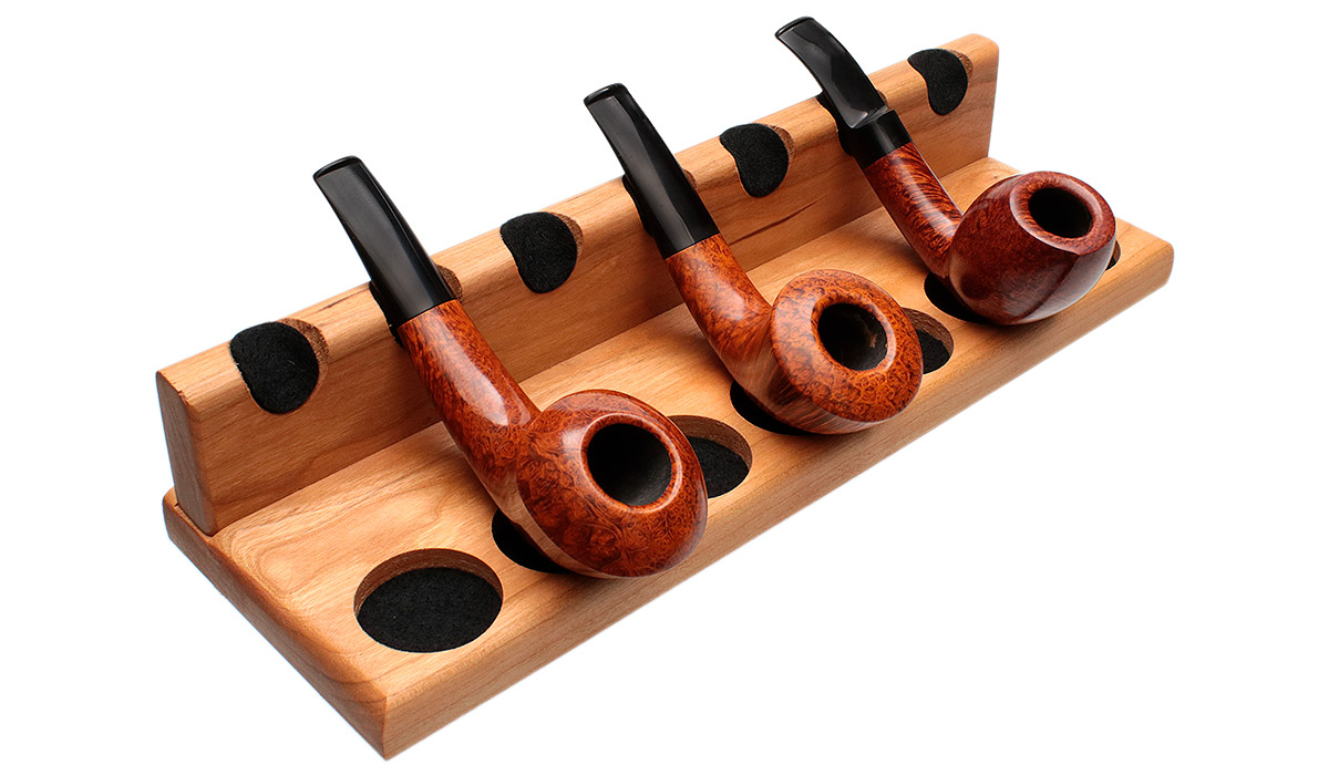 Stands & Pouches Neal Yarm 7 Pipe Stand - Solid Back Cherry