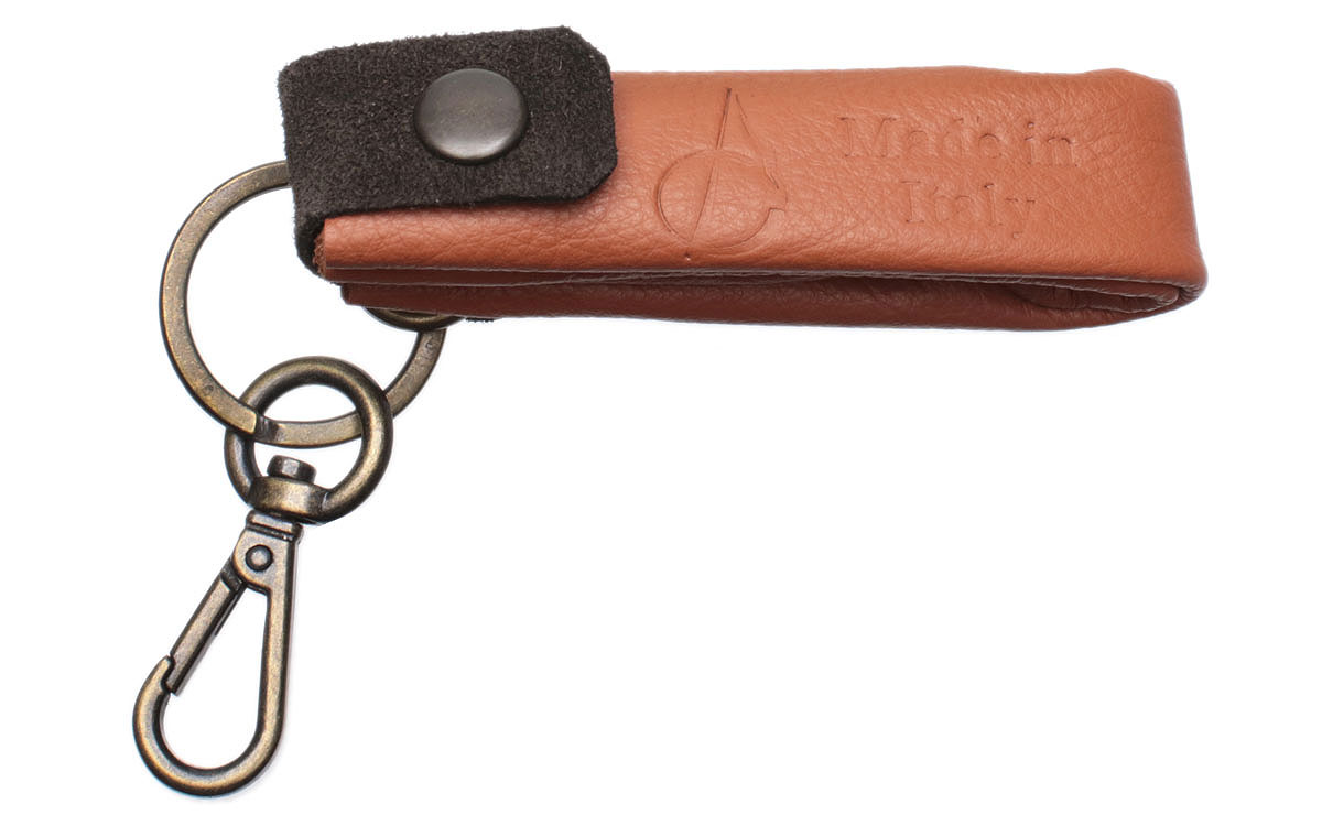 Stands & Pouches Claudio Albieri Origami Keychain - Russet/Dark Brown