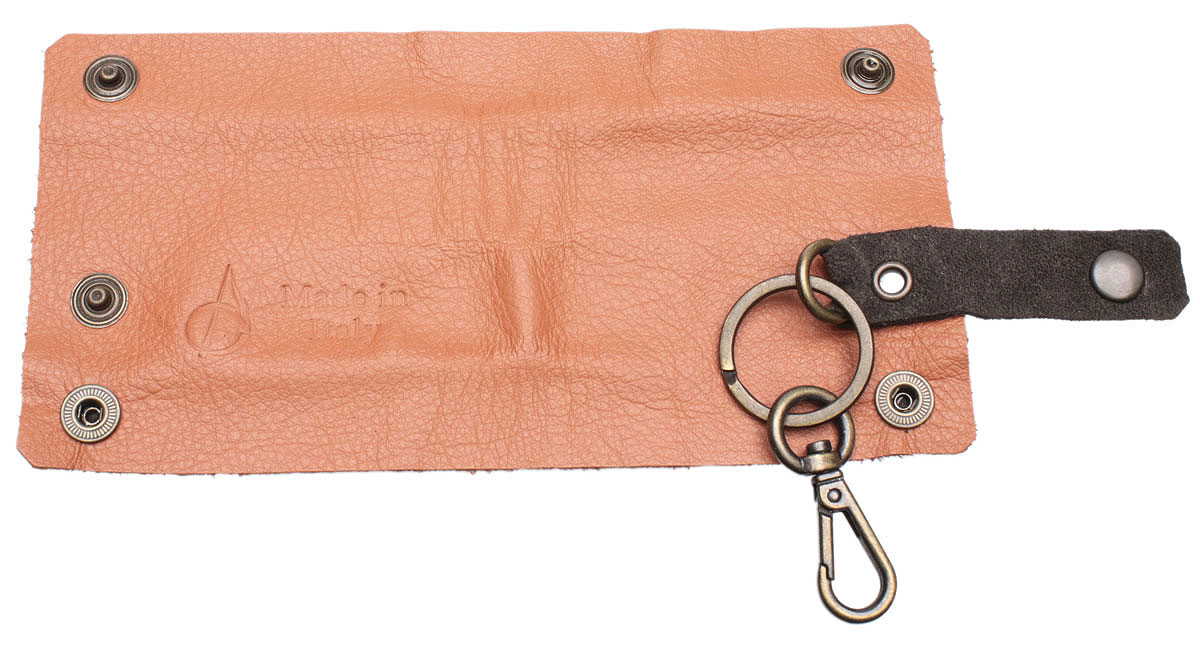 Stands & Pouches Claudio Albieri Origami Keychain - Russet/Dark Brown