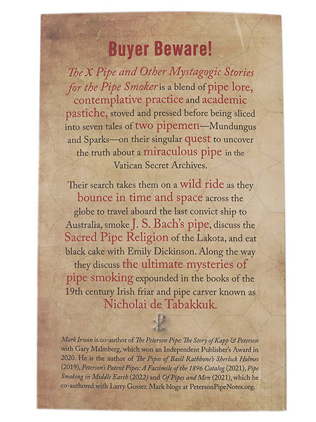 Books The X Pipe and Other Mystagogic Stories for the Pipe Smoker