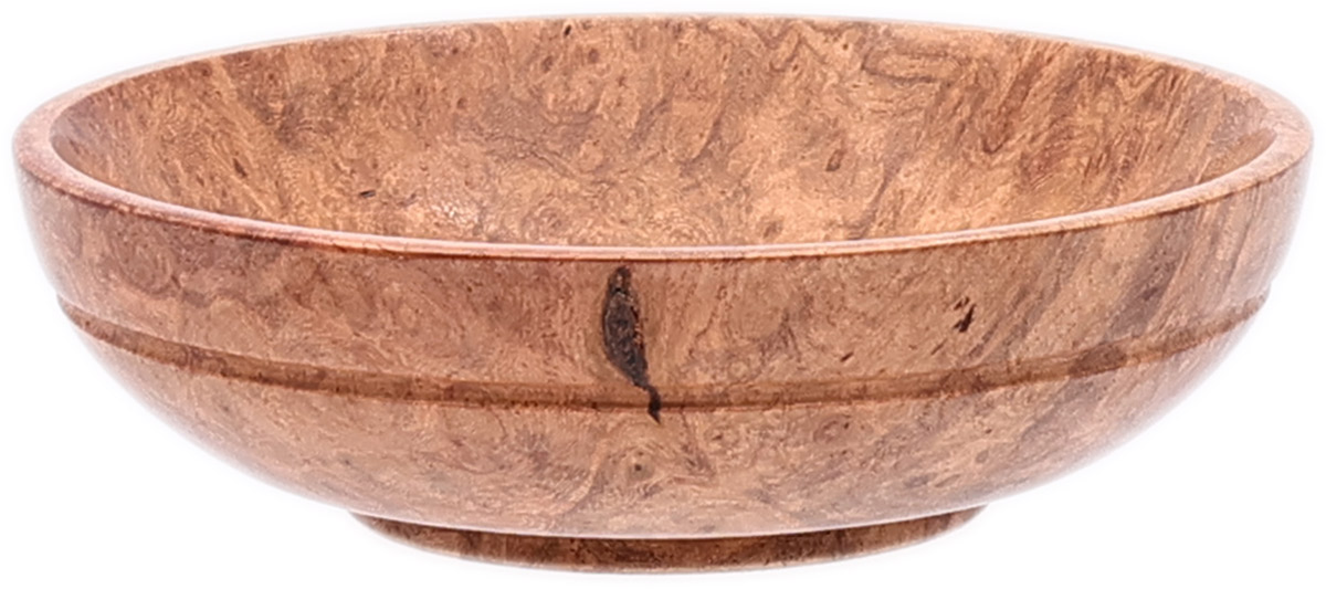 Tobacco Jars Scott Tinker Bijou Bowl - Amboyna Burl Flake
