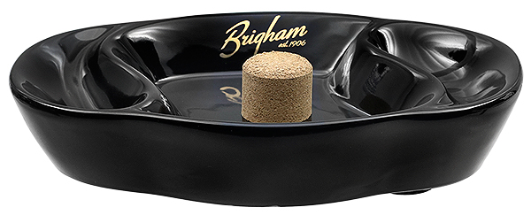 Ashtrays Brigham Oval Pipe Ashtray with Knocker