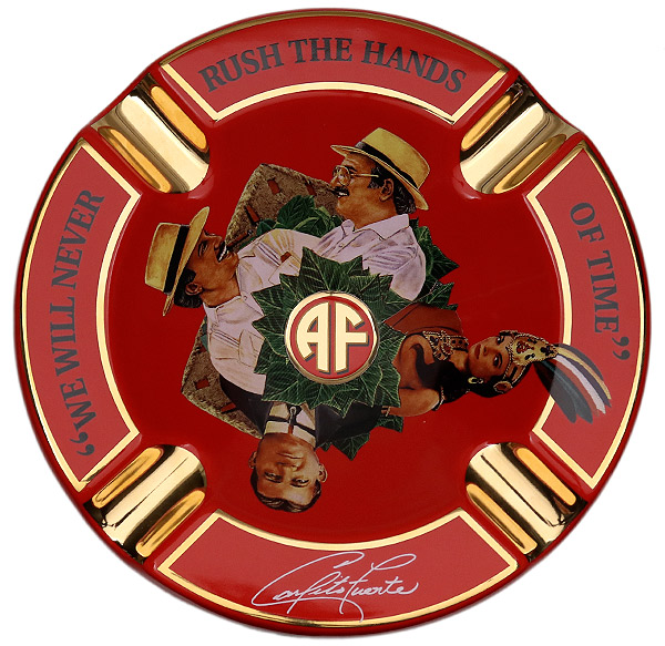 Ashtrays Arturo Fuente Cigar Ashtray - Journey Through Time Red