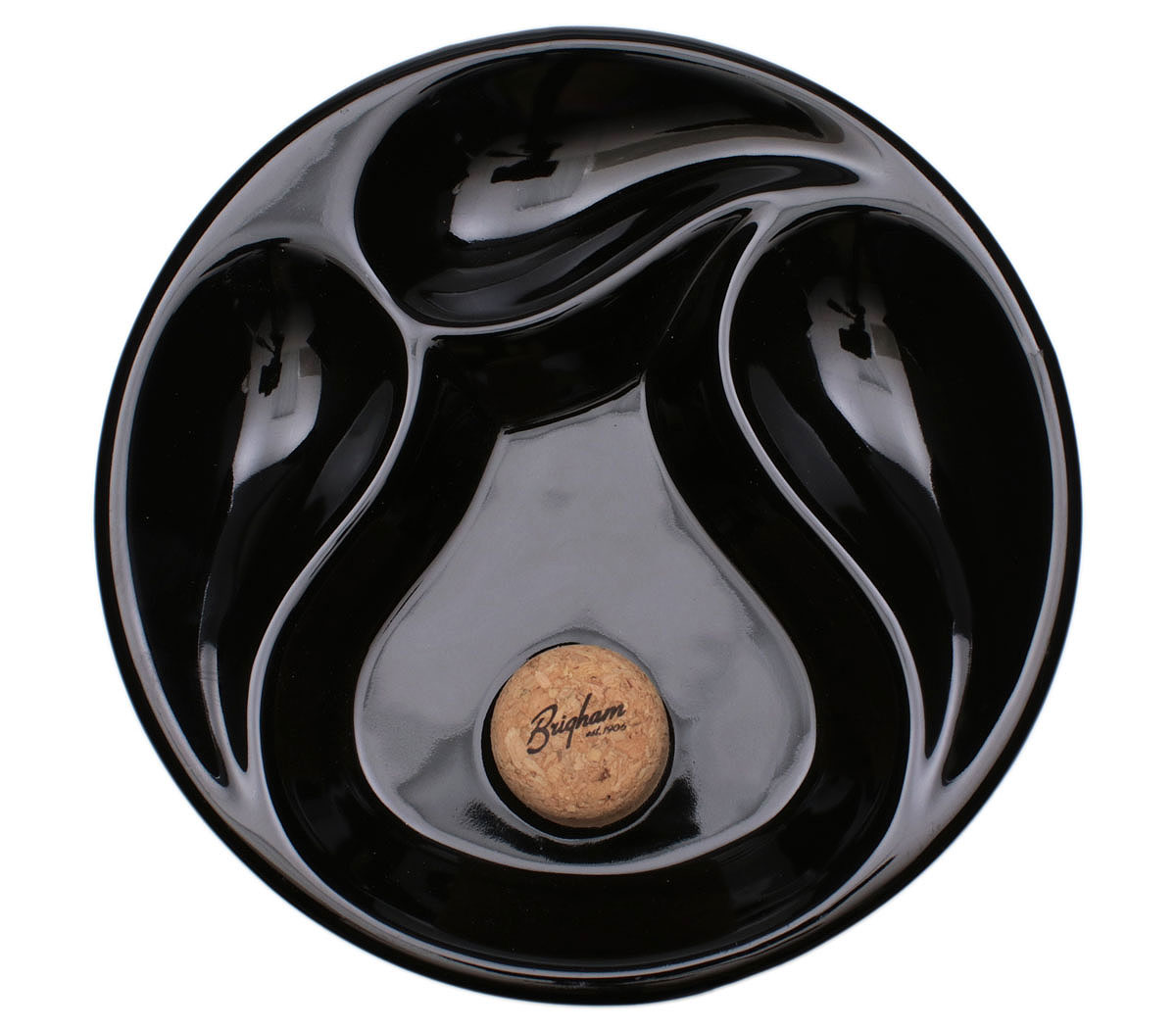 Brigham Round Pipe Ashtray with Knocker | Smokingpipes.com