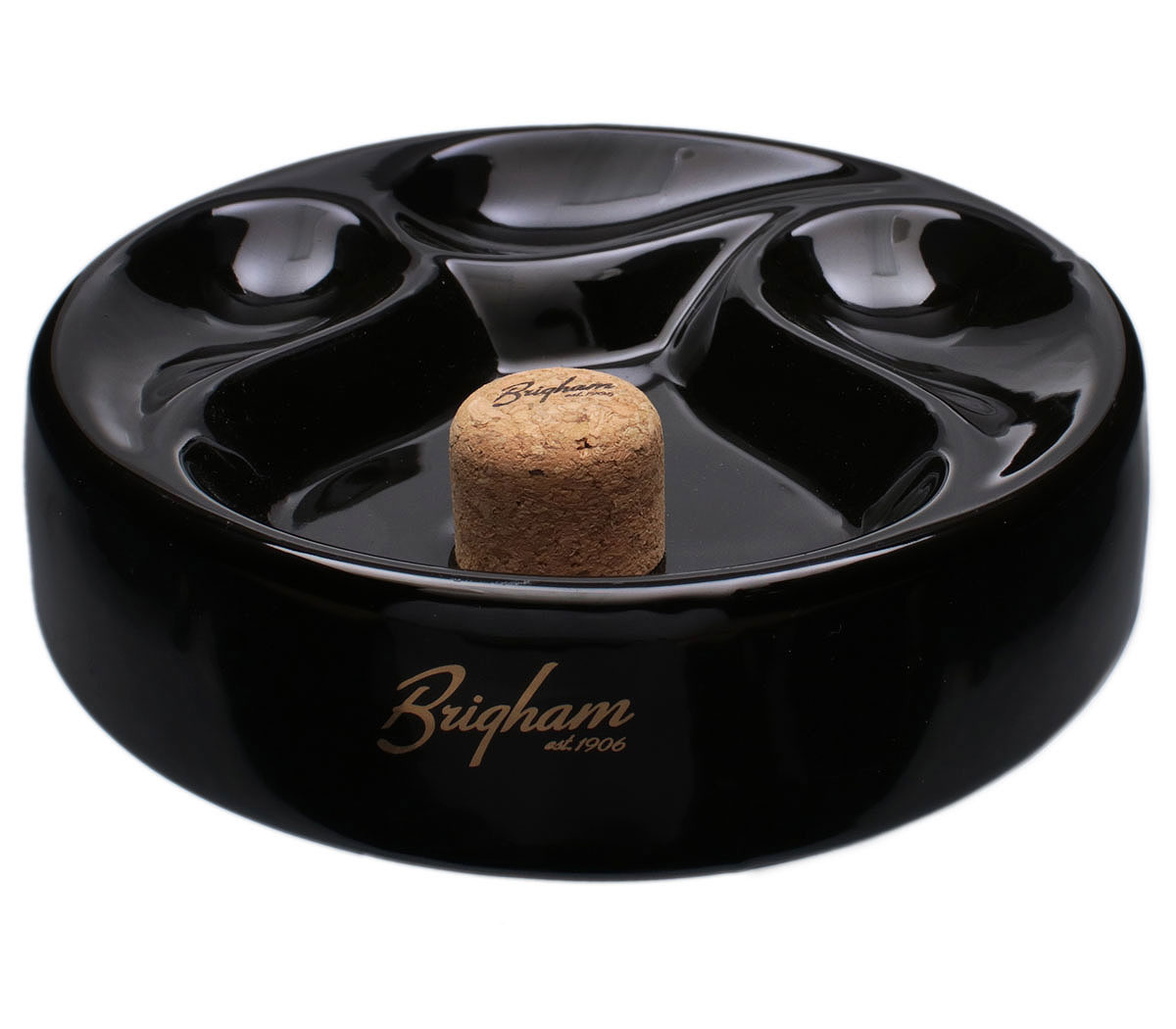 Brigham Round Pipe Ashtray with Knocker