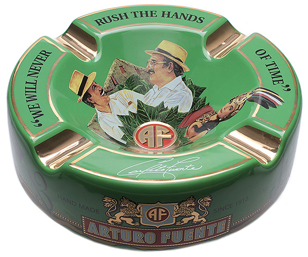 Ashtrays Arturo Fuente Cigar Ashtray - Journey Through Time Green