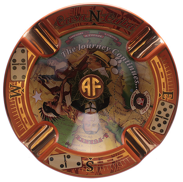 Casa Cuba Ashtray Orange Arturo Fuente