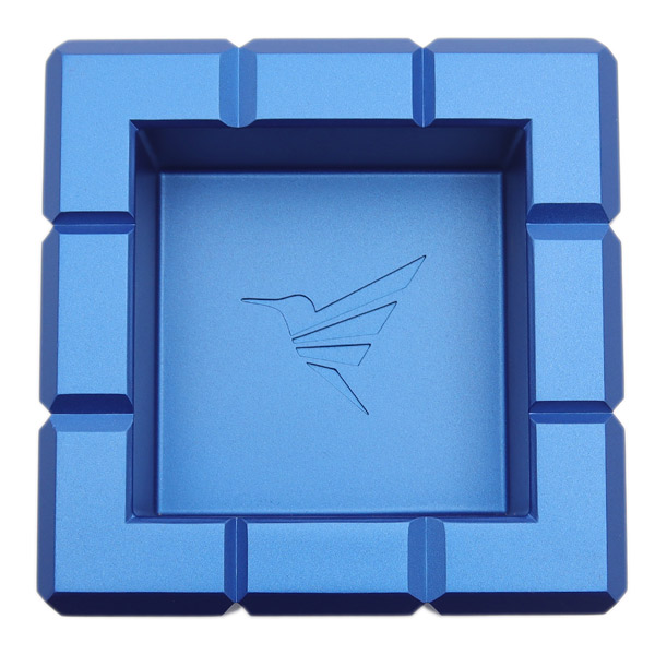 Ashtrays Colibri Cigar Ashtray - Heritage Cube Blue