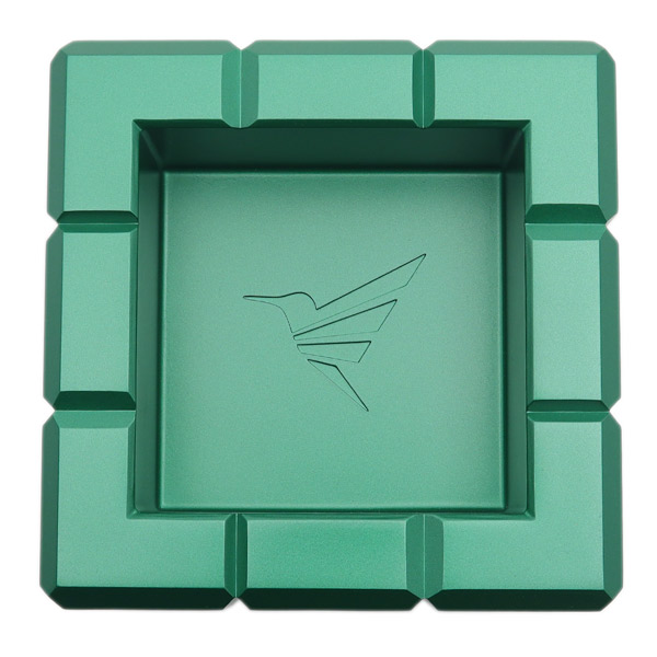 Ashtrays Colibri Cigar Ashtray - Heritage Cube Green